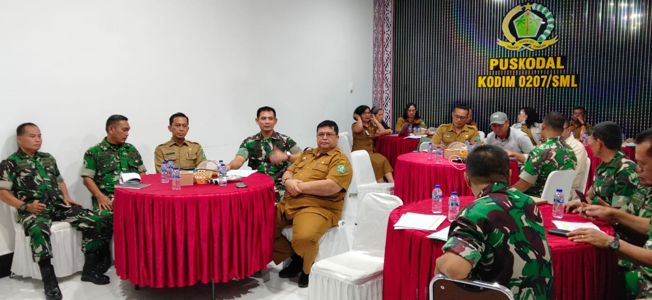 Percepat Pembangunan KDKMP, Pemkab Simalungun Gelar Rakor Bersama TNI