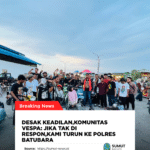 Ratusan Komunitas Vespa Gelar Konvoi Solidaritas di Batu Bara, Desak Polisi Usut Kasus Pengeroyokan
